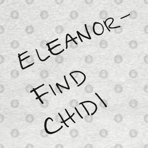 Eleanor - Find Chidi by artnessbyjustinbrown